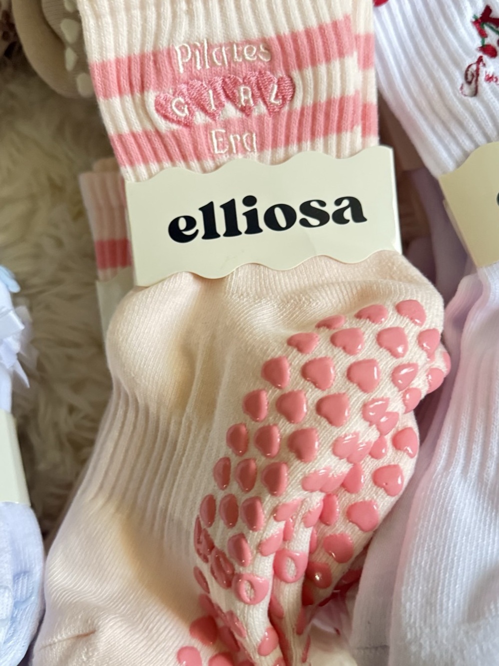 Elliosa socks in pastel colors 4x39
